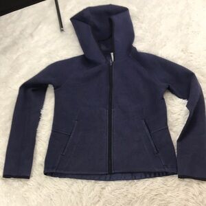 Lululemon Hooded Full Zip Jacket Heathered Inkwell